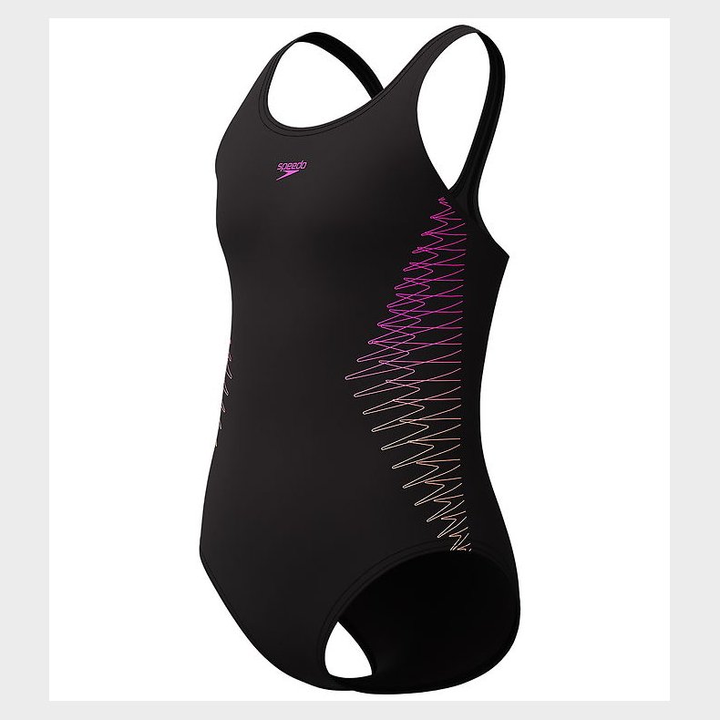 Speedo Badedragt - Placement Muscleback - Orange