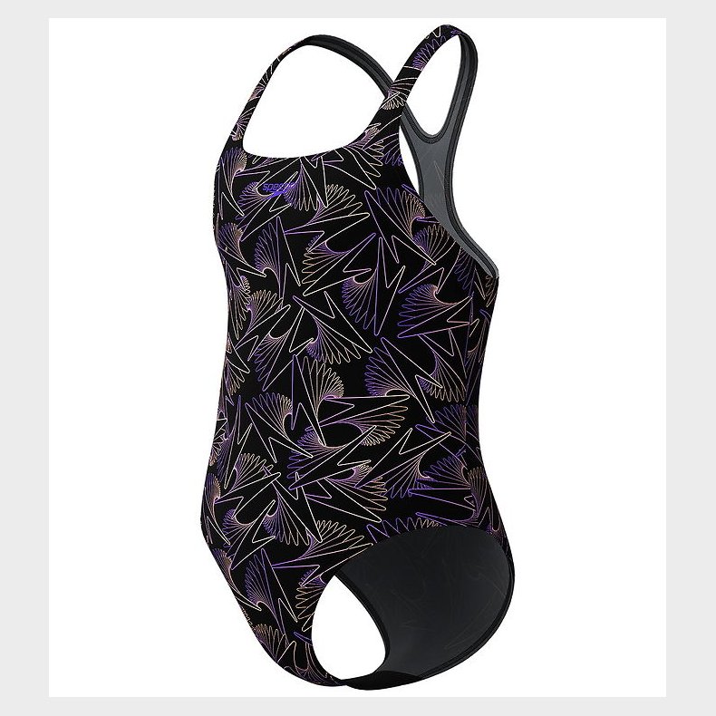 Speedo Badedragt - HyperBoom Allover Medalist - Sort/Fersken