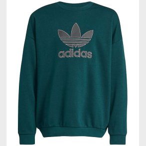 adidas Originals Sweatshirt - Trefoli Crew - Aurivy/Black