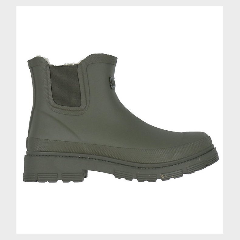 Woden Gummistvler - Liv Warm Waterproff - Dark Olive