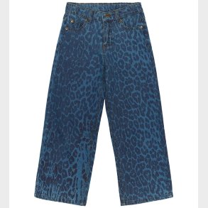 The New Jeans - Wide Fit - TnPrima - Medium Blue Denim/Leo