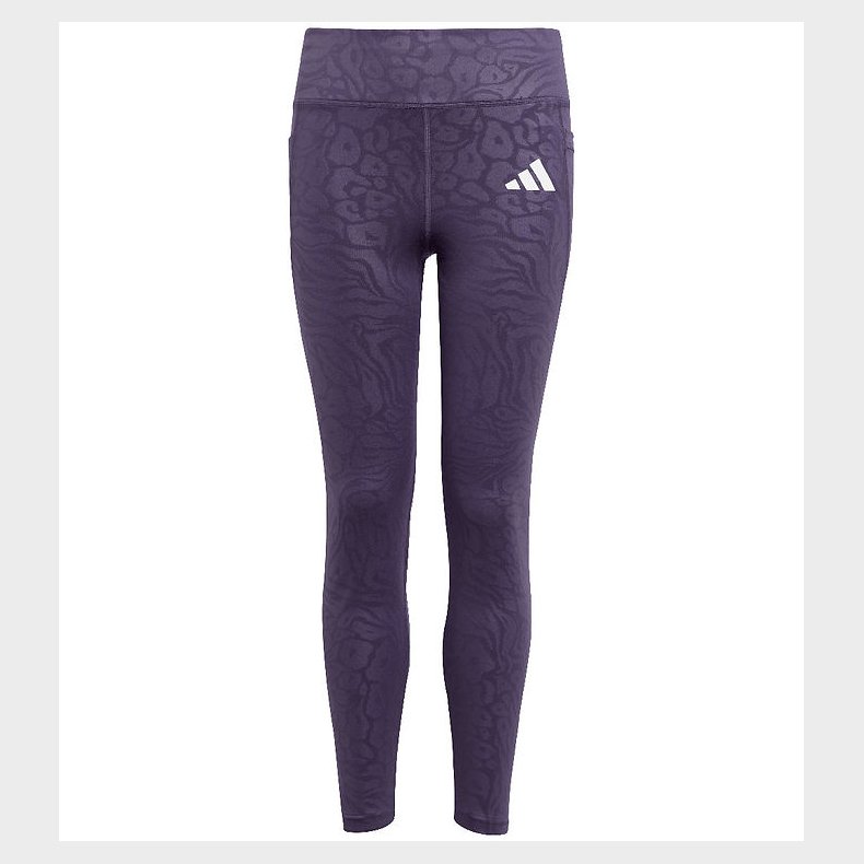 adidas Performance Leggings - JG OPT - Aurplu/White