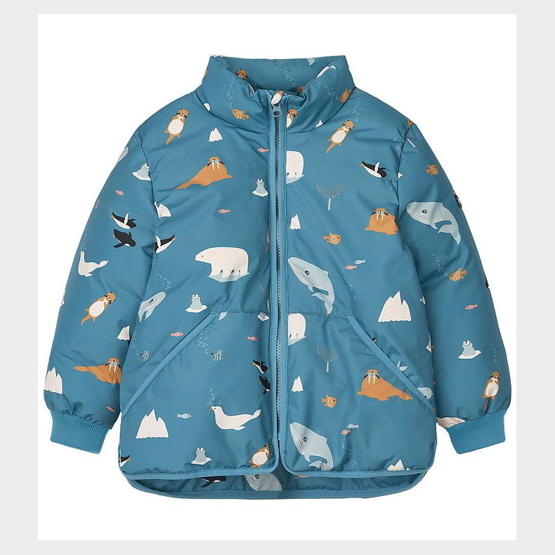 Liewood Dunjakke - Brantley - Arctic Sea/Ocean View