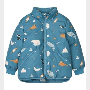 Liewood Dunjakke - Brantley - Arctic Sea/Ocean View