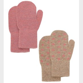 CeLaVi Luffer - Uld/Nylon - 2-pak - Brick Dust