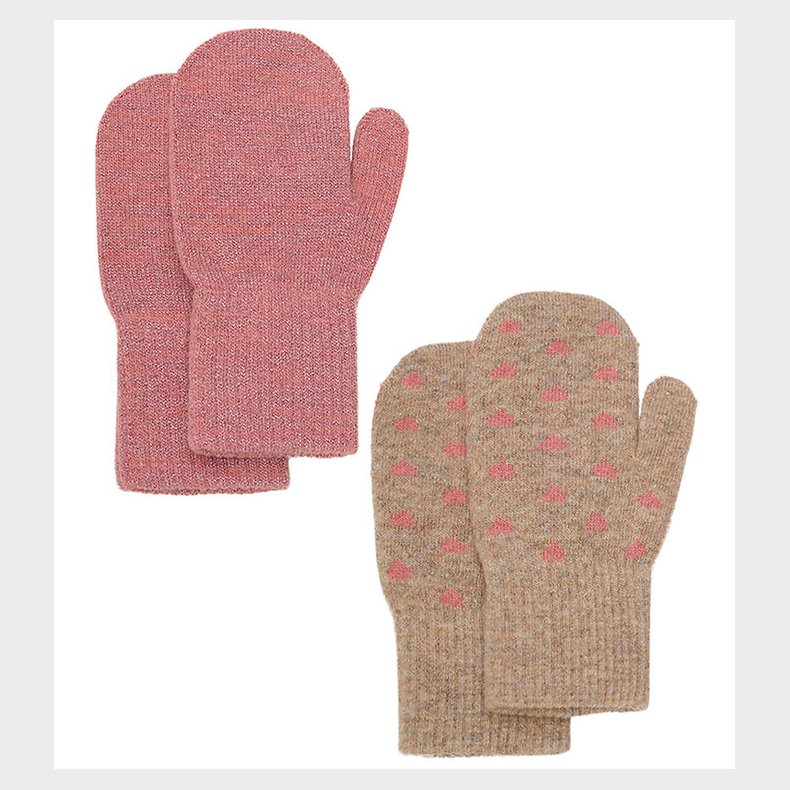 CeLaVi Luffer - Uld/Nylon - 2-pak - Brick Dust