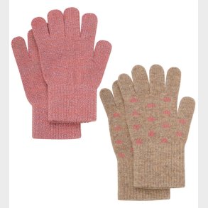 CeLaVi Handsker - Uld/Nylon - 2-pak - Brick Dust