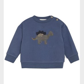 Minymo Sweatshirt - Vintage Indigo m. Dino