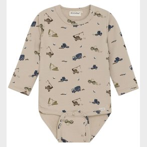 Minymo Body l/� - Sweat - Oxford Tan m. Arbejdsbiler
