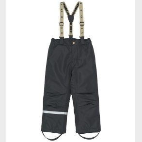 Mikk-Line Skibukser m. Seler - Recycled - Sort