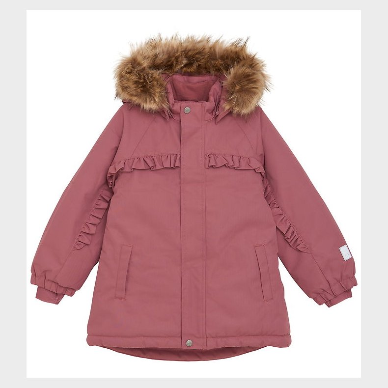 Minymo Vinterjakke - Withered Rose m. Fl�ser