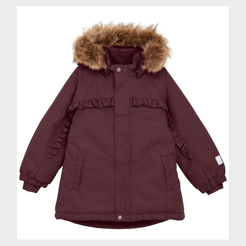 Minymo Vinterjakke - Catawba Grape m. Fl�ser