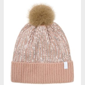 Minymo Hue - Strik - Misty Rose m. Pailletter/Kvast