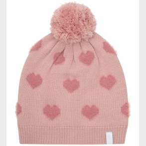 Minymo Hue - Strik - Misty Rose m. Hjerter/Kvast