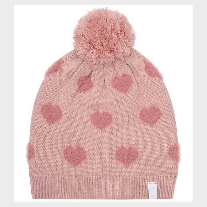 Minymo Hue - Strik - Misty Rose m. Hjerter/Kvast