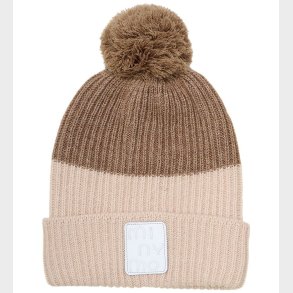 Minymo Hue m. Fleece - Uld/Akryl - Caribou m. Kvast