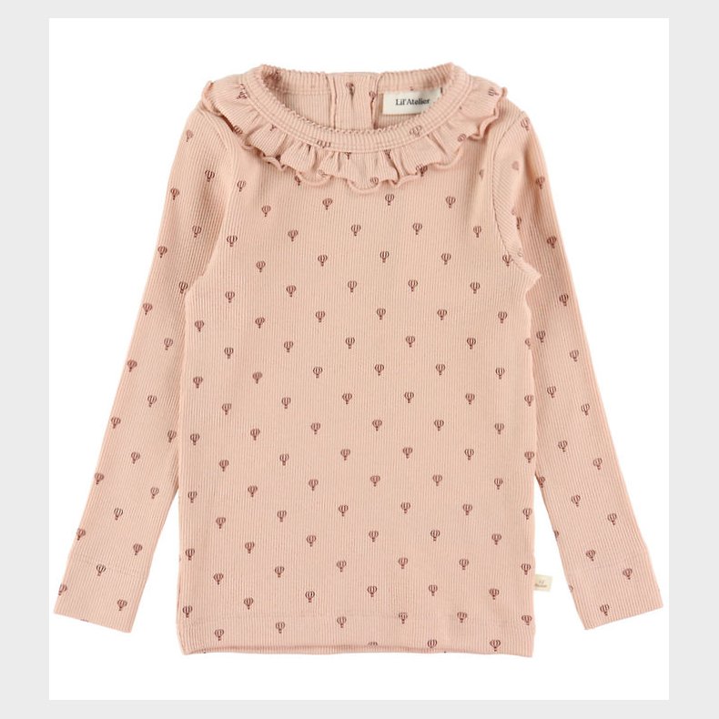 Lil Atelier Bluse - Rib - NmfGago - Cameo Rose
