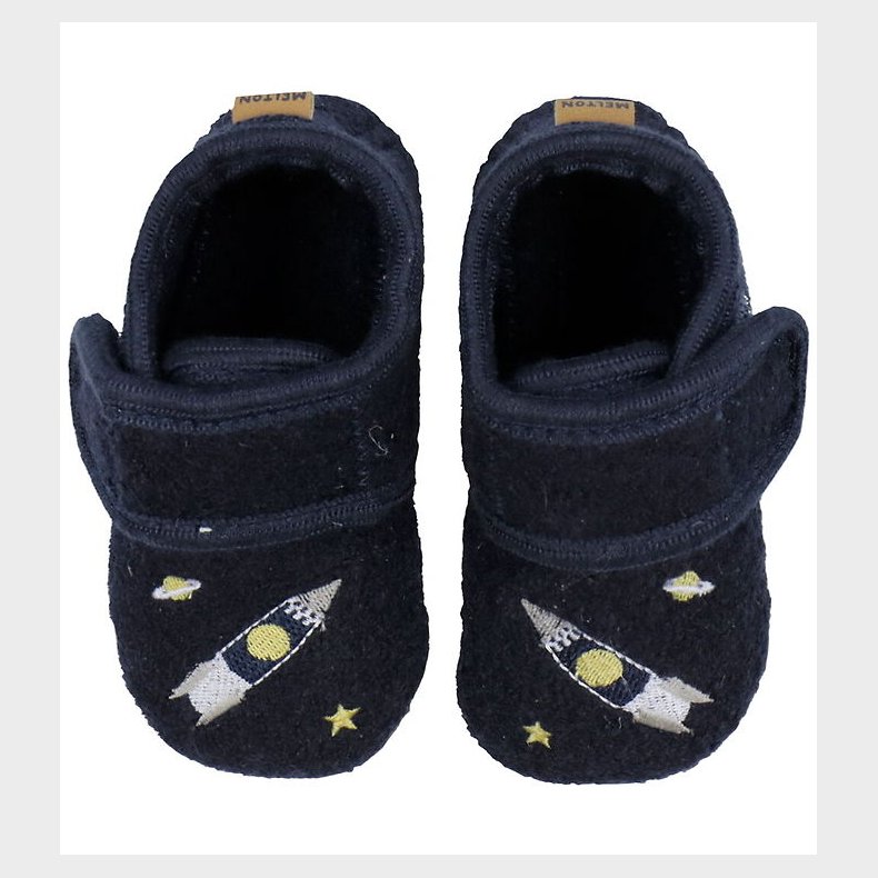 Melton Hjemmesko - Uld - Marine