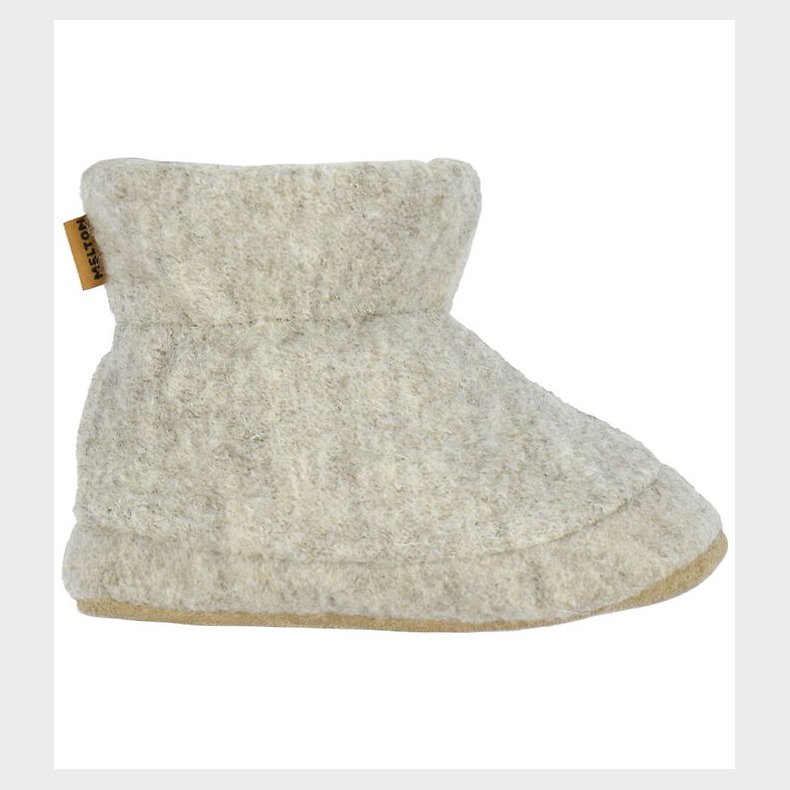 Melton Hjemmesko - Beige Melange