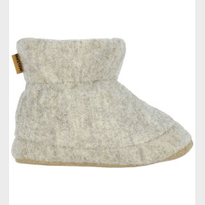 Melton Hjemmesko - Beige Melange