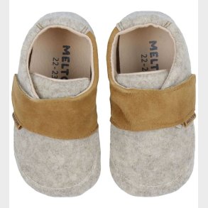 Melton Hjemmesko - Beige Melange