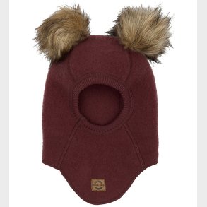 Mikk-Line Elefanthue - Uld - 1-lags - Rum Raisin m. Kvaste