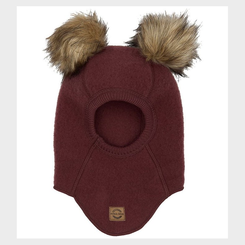 Mikk-Line Elefanthue - Uld - 1-lags - Rum Raisin m. Kvaste