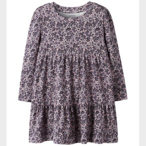 Name It Kjole - NmfOalia - Burnished Lilac m. Blomster