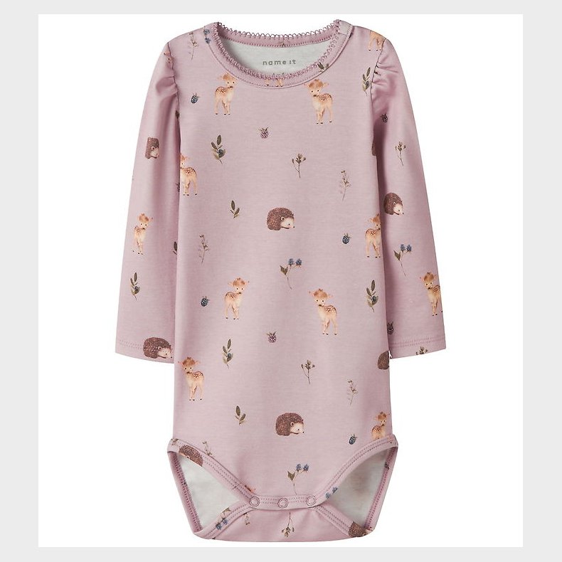 Name It Body l/ - NbfOtia - Burnished Lilac m. Dyr