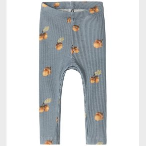 Name It Leggings - Rib - NbmOlyan - Tradewinds m. Agern