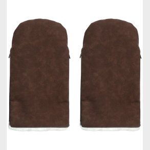 KongWalther Barnevognshandsker - �sterbro - Chocolate Brown Faux
