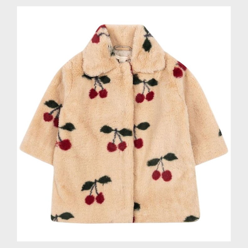 Konges Sljd Jakke - Fuzzie Coat - Ma Grande Cerise