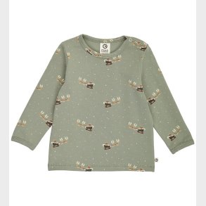 Msli Bluse - Christmas - Shadow/Deep Green/Balsam Cream