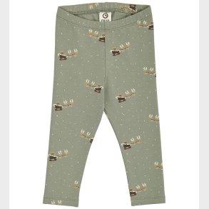 M�sli Leggings - Christmas - Shadow/Deep Green/Balsam Cream