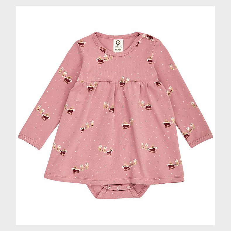 M�sli Kjolebody l/� - Christmas - Nostalgia Rose/Cabernet/Balsam