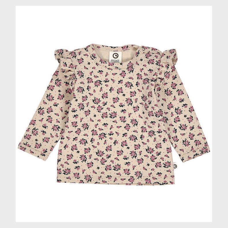 Msli Bluse - Zinna - Oak/Nostalgia Rose/Deep Green