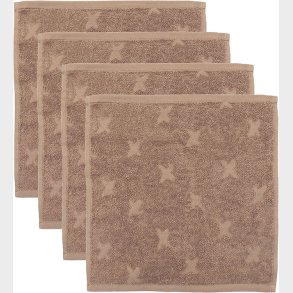 Msli Vaskeklude - 4-pak - Walnut