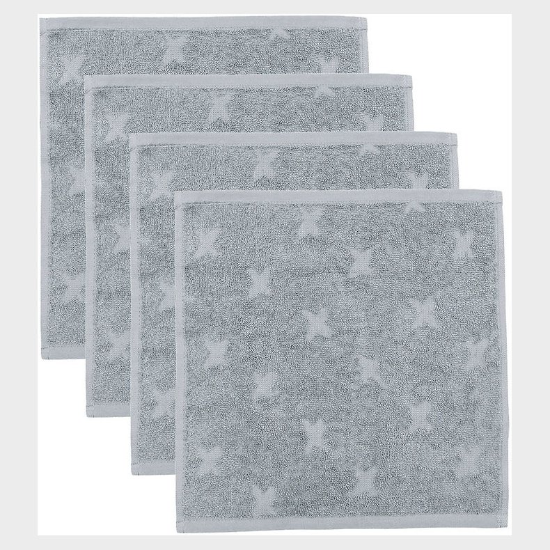 Msli Vaskeklude - 4-pak - Jasmin Blue