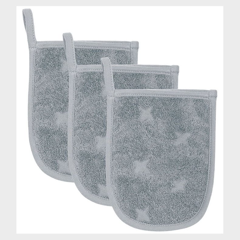 Msli Badehandsker - 3-pak - 14x18 cm - Jasmin Blue