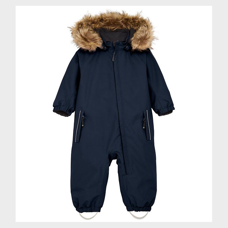Color Kids Flyverdragt - Baby Coverall w. Fake Fur