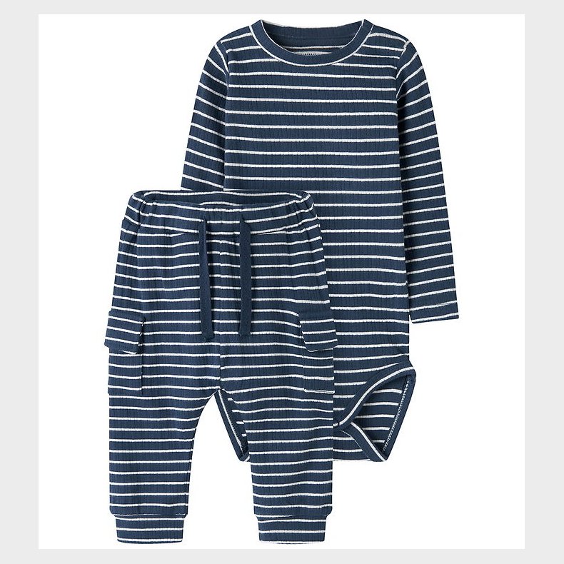 Name It Bodyst - Body l//Bukser - NbmOconnor - Insignia Blue