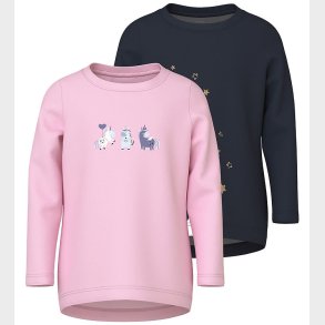 Name It Bluse - NmfVix - 2-pak - Sweet Dreams/Navy Blazer/ Star