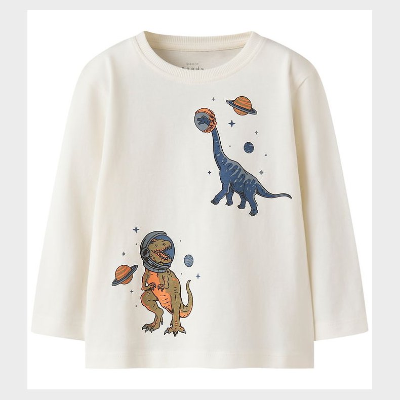 Name It Bluse - NmmVictor - Cloud Dancer/Space Rex