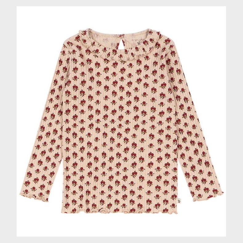 Konges Sljd Bluse - Rib - Nia - Ruby Rose m. Hulmnster