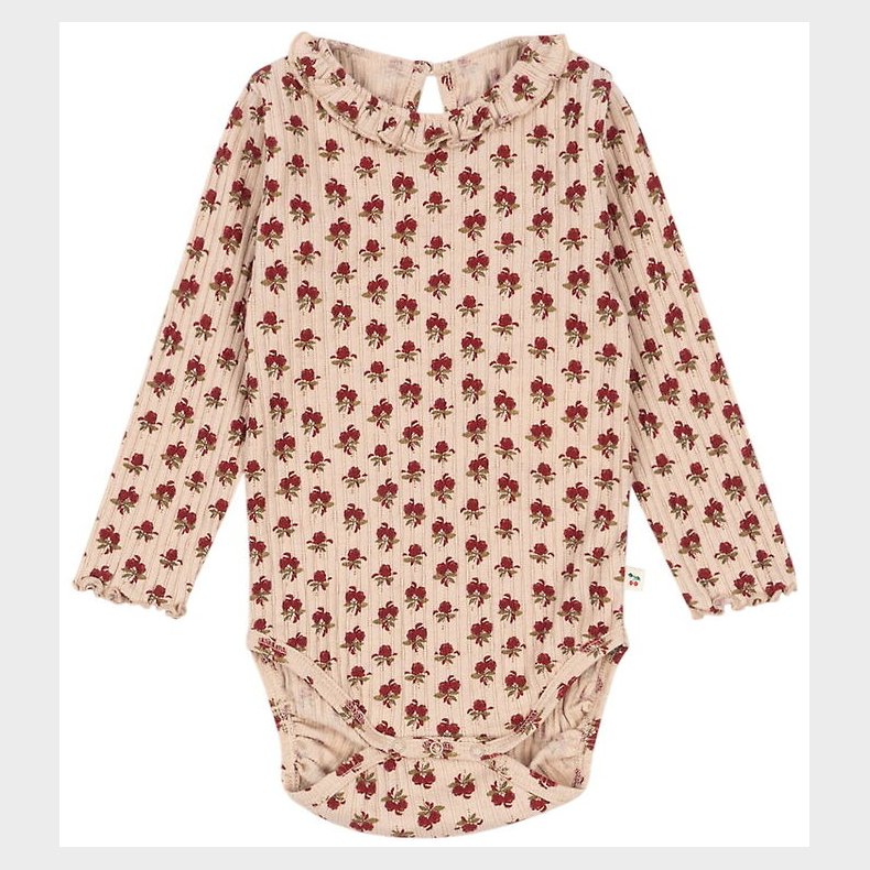 Konges Sl�jd Body l/� - Rib - Nia - Ruby Rose m. Hulm�nster