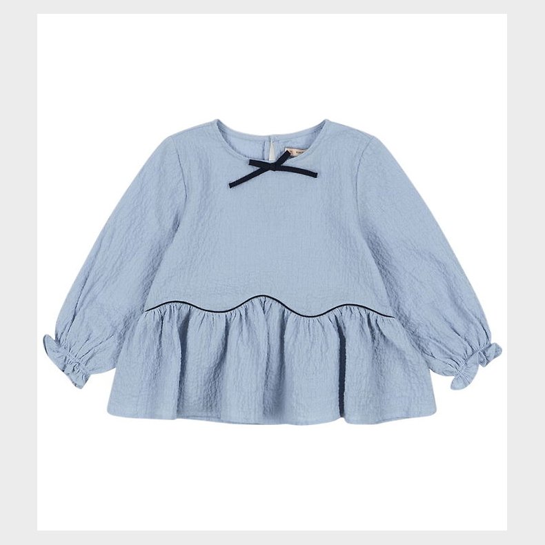 Konges Sljd Bluse - Ava - Blue Fog