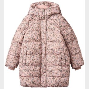 Wheat Dynejakke - Yrsa - Rose Powder Flowers