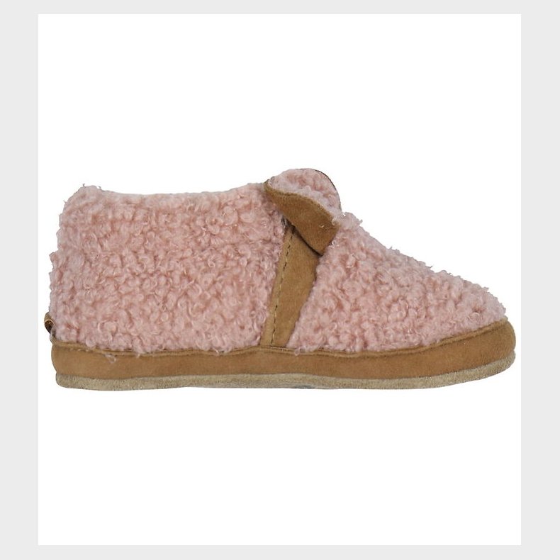 Melton Hjemmesko - Fuzzy Teddy - Rose Dawn