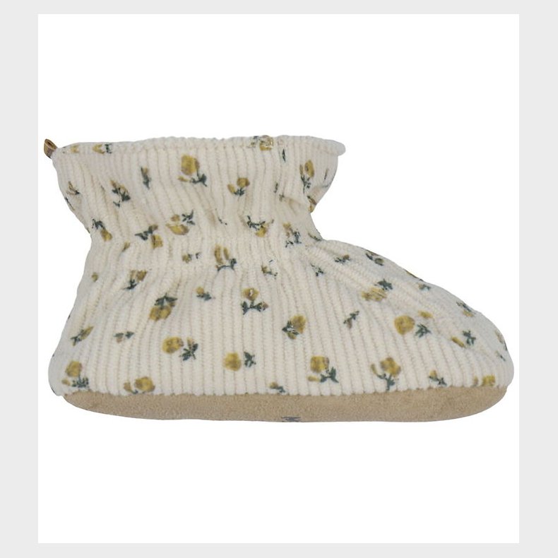 Melton Futter - Noos - Floral - Ecru