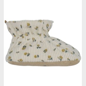 Melton Futter - Noos - Floral - Ecru